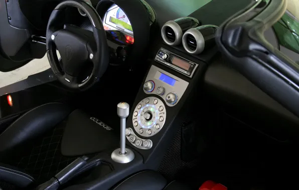 Картинка Koenigsegg, руль, салон, CCX, приборная панель