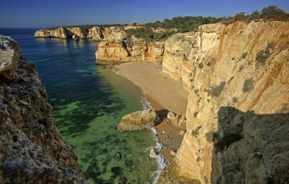 Картинка море, природа, скалы, Португалия
