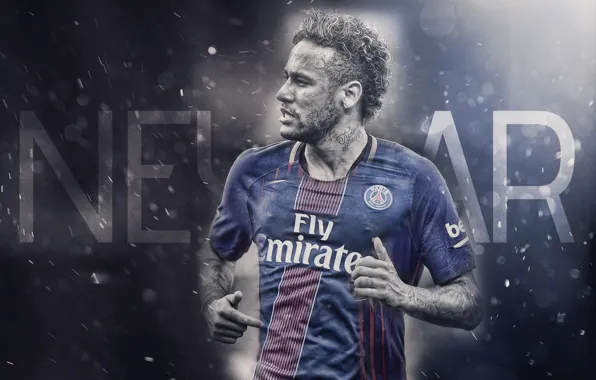 Картинка wallpaper, sport, football, player, Neymar, Paris Saint-Germain