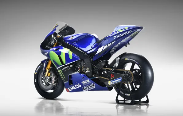 Картинка Yamaha, blue, Monster Energy, Michelin, moto GP, Yamaha YZR M1, Eneos, Movistar, Blue Core