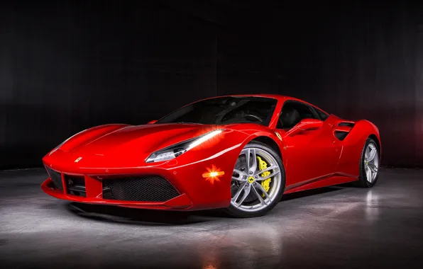 Картинка Ferrari, суперкар, феррари, 488 GTB