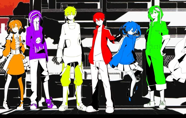 Картинка аниме, персонажи, Kagerou Project, Проект "знойный Туман", Проект Знойный туман