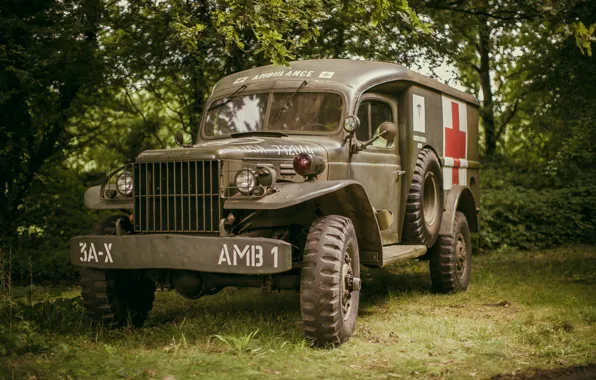 Картинка Dodge, специализированный, медицинский автомобиль, WC 54