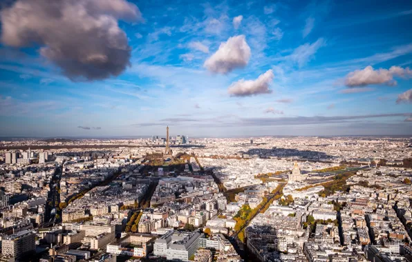 Картинка небо, город, Paris