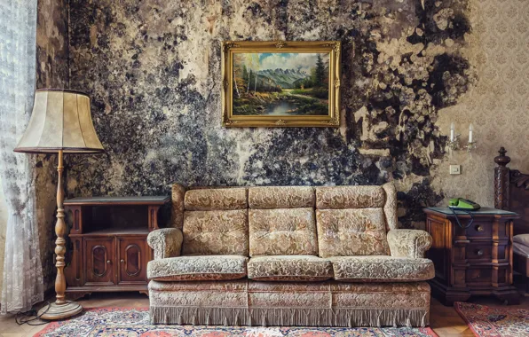 Картинка диван, картина, Hotel