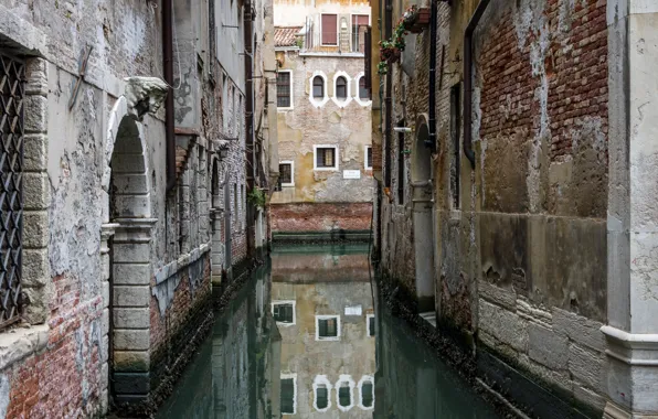 Картинка дома, Италия, Венеция, канал