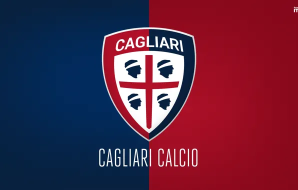Картинка wallpaper, sport, logo, football, Italia, Serie A, Cagliari