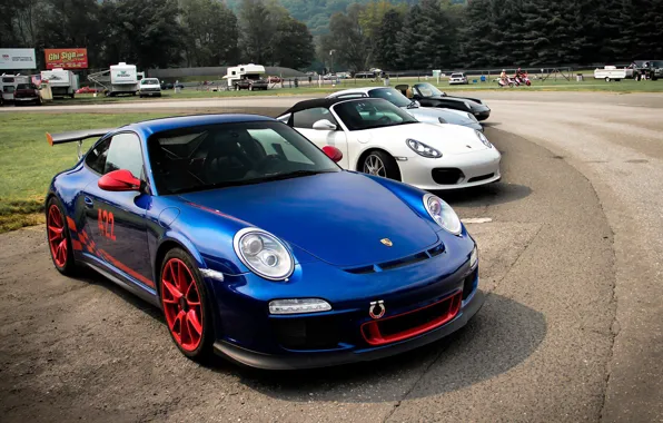 Картинка Porsche, cars, four