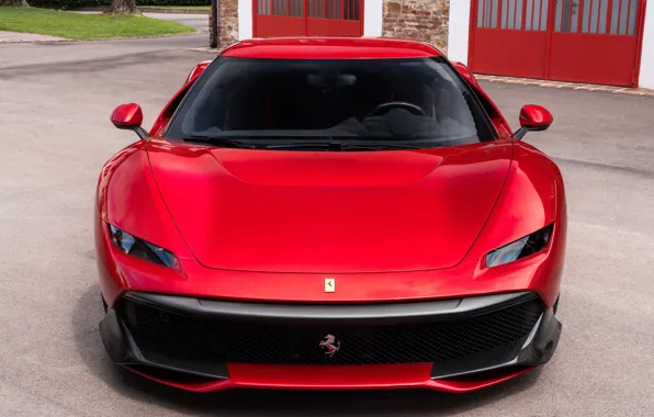 Картинка Ferrari, вид спереди, 2018, SP38
