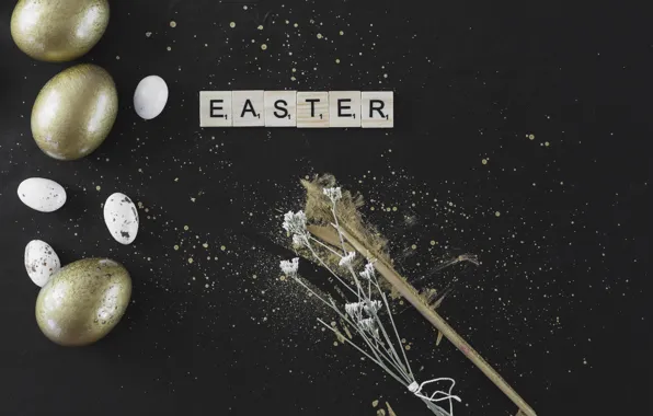 Картинка золото, яйца, пасха, Праздник, православный праздник