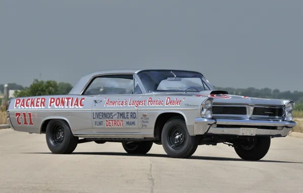 Картинка Race, Pontiac, Old, Silver