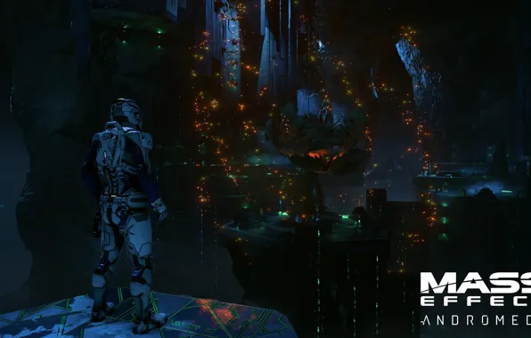 Картинка Andromeda, game, Mass Effect, man, suit, Mass Effect Andromeda