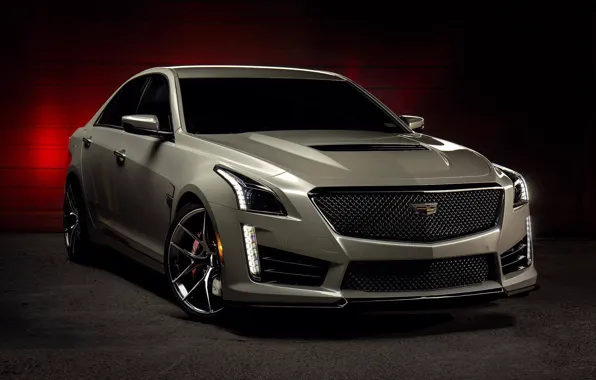 Картинка Cadillac, One, CTS-V, Forged, Wheels, Piece, Forgeline, Monoblock, VX1