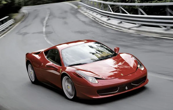 Картинка дорога, Ferrari, 458, Italiax