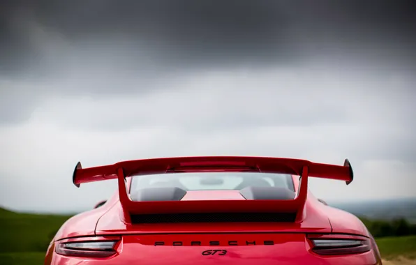 Картинка car, Porsche, red, Porsche 911 GT3
