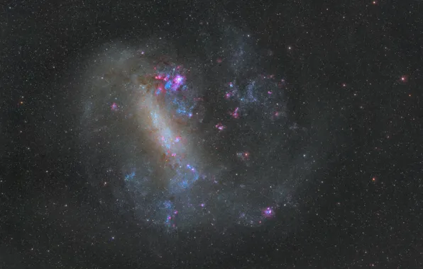 Картинка космос, звезды, туманность, watcher nebula