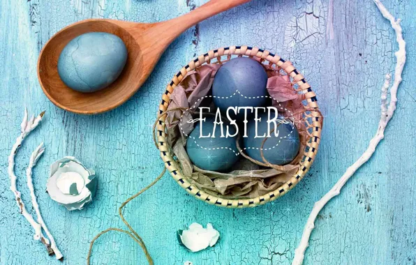 Картинка праздник, яйца, Пасха, wood, декор, Easter, Eggs