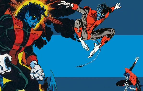 Картинка X-Men, Marvel Comics, Nightcrawler, mutant, Kurt Wagner