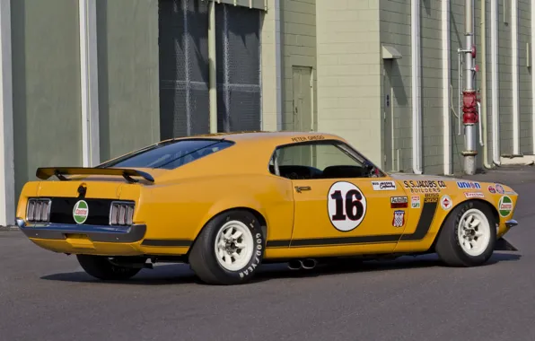 Картинка Muscle, Boss 302, Race, Ford Mustang, Racing, 1970, Trans Am