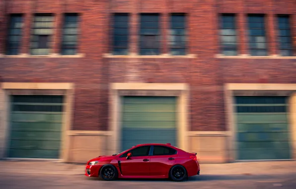 Картинка фон, скорость, Subaru, автомобиль