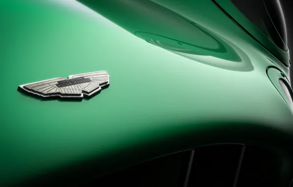 Картинка Aston Martin, Авто, Ретро, Машина, Лого, Фон, Логотип, Арт, Зеленая, Рендеринг, Andreas Ezelius, DBR1, Aston …