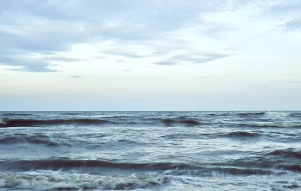 Картинка море, волны, пляж, лето, небо, океан, summer, beach, sky, sea, blue, seascape, wave
