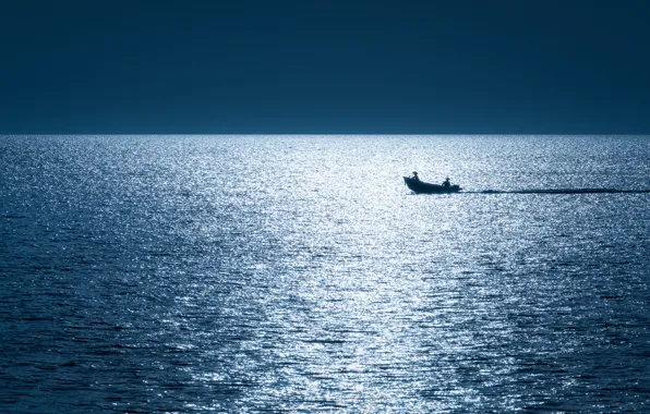 Картинка море, лодка, Таиланд, Сиамский залив