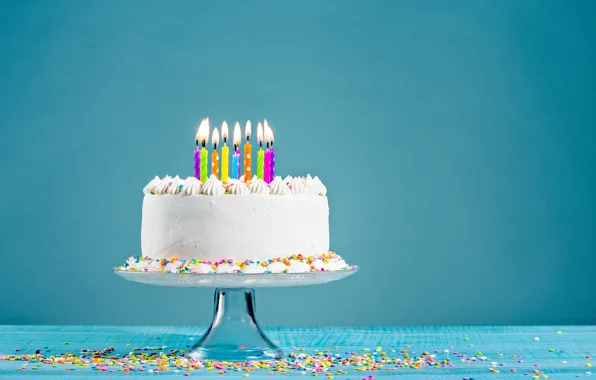 Картинка праздник, свеча, торт, cake, десерт, Background