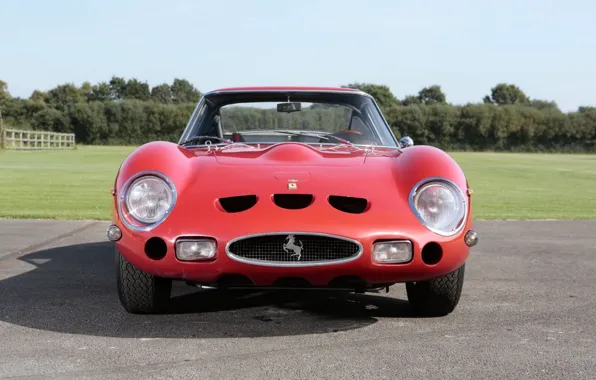 Картинка Red, GTO, 1962, Classic car, Ferrari 250