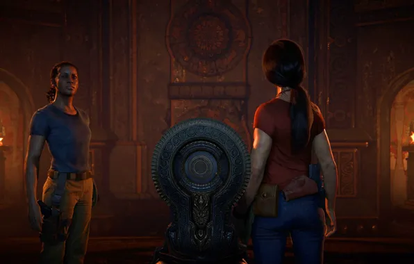 Картинка gun, pistol, game, weapon, brunette, Uncharted, Uncharted: The Lost Legacy