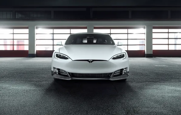 Картинка вид спереди, Tesla, Model S, Novitec, 2017