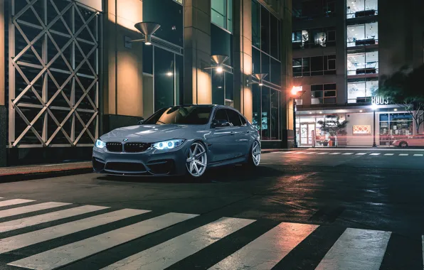 Картинка BMW, Car, Front, Wheels, Rohana, M3