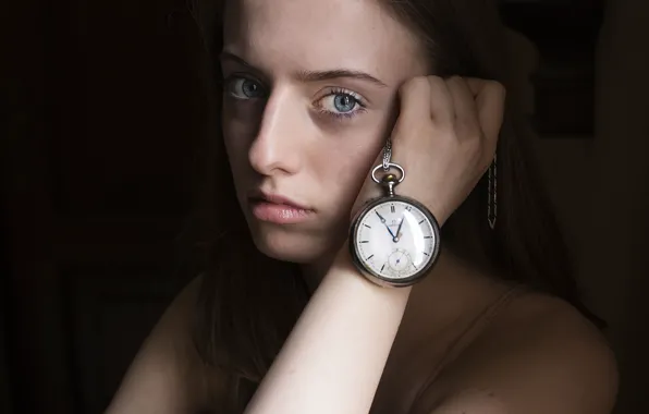 Картинка часы, губки, циферблат, прелесть, Greta Larosa