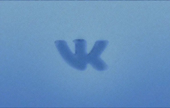 Картинка голубой, логотип, ВКонтакте