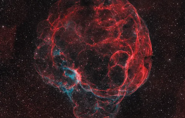 Картинка космос, Spaghetti Nebula, Туманность Спагетти