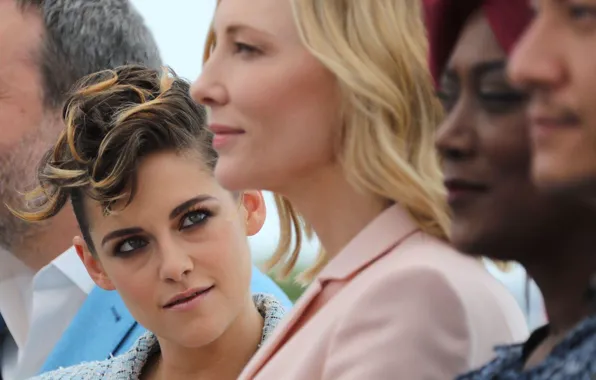 Картинка взгляд, Kristen Stewart, Кристен Стюарт, Кейт Бланшетт, Cate Blanchett, Cannes Film Festival, каннский кинофестиваль 2018