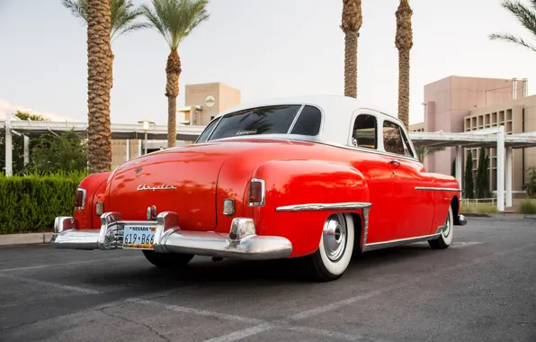 Картинка красный, дизайн, Chrysler, 1950