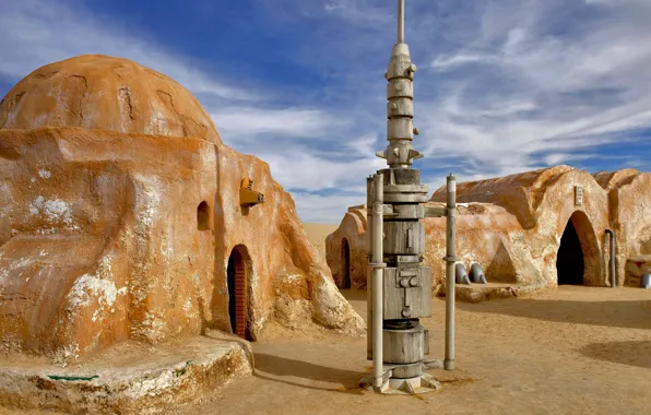 Картинка Звёздные Войны, декорации, Тунис, Эль-Джерид
