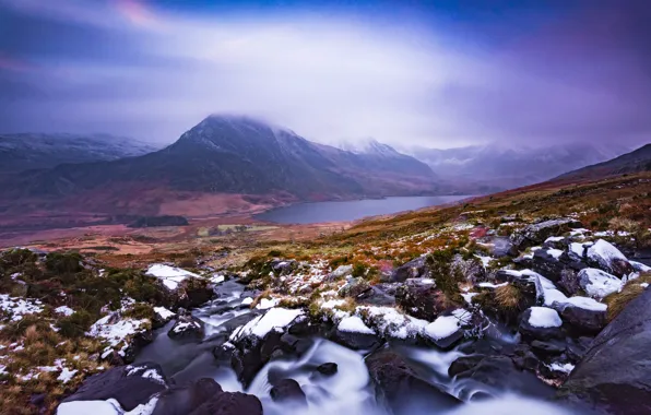 Картинка горы, Уэльс, Wales, Snowdonia, Tryfan