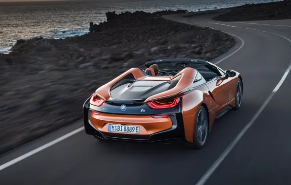 Картинка Roadster, вид сзади, 2018, BMW i8
