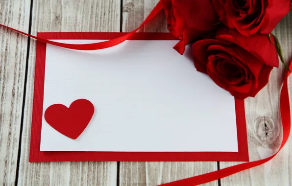 Картинка сердце, red, love, romantic, hearts, valentine's day, gift, roses, красные розы