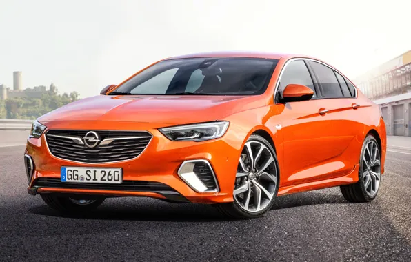 Картинка Insignia, Opel, седан, вид спереди, 2018, GSI
