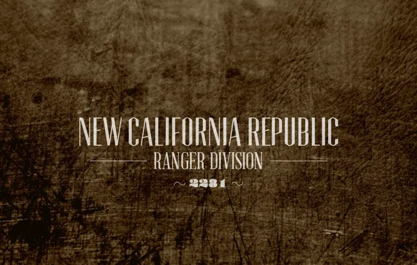 Картинка Bethesda Softworks, New California Republic Rangers, NCR Ranger, Fallou New Vegas