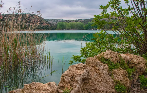 Картинка Природа, Nature, Испания, Spain, Laguna de la Colgada, Лагуна Колгада