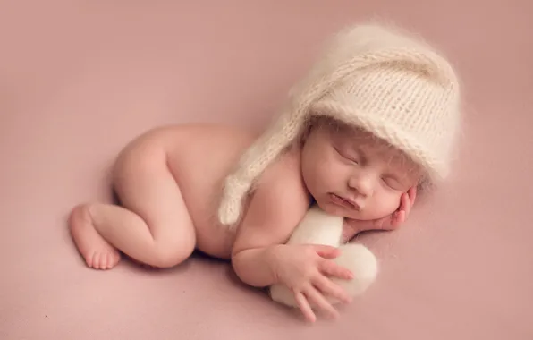 Картинка шапка, ребенок, сон, девочка, сердечко, младенец