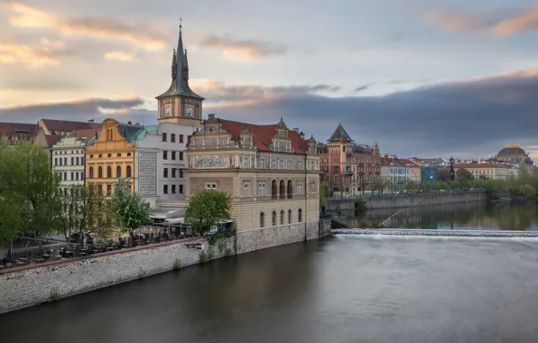 Картинка Прага, Чехия, Vltava River, Smetana Museum