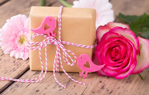 Картинка розы, лепестки, love, pink, flowers, romantic, gift, roses, valentine`s day