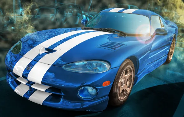 Картинка Dodge Viper, GTS, спортивный автомобиль