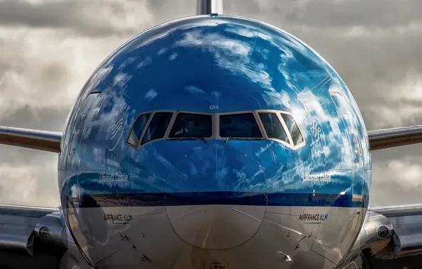 Картинка Boeing, пассажирский самолет, 777-200ER, KLM Asia
