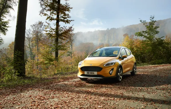 Картинка Ford, Желтый, Автомобиль, Fiesta, Active, 2017, Worldwide